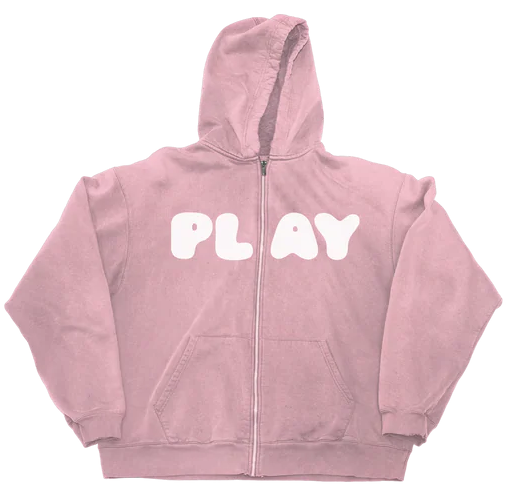 Ed Sheeran Merch - Play Pink Zip-Up