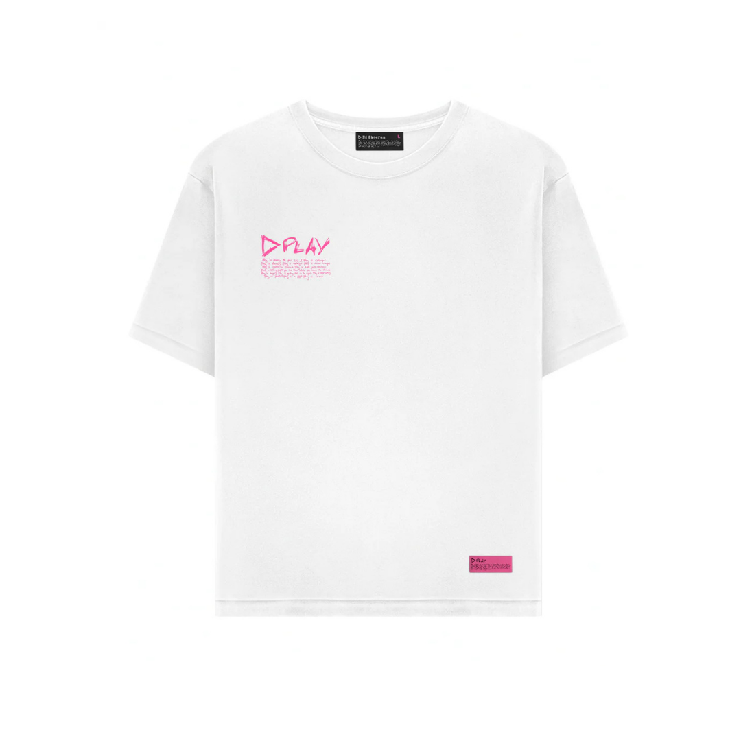 Ed Sheeran Merch - Play White T-Shirt
