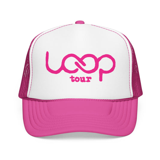 Ed Sheeran Merch - Loop Tour Pink Trucker Cap