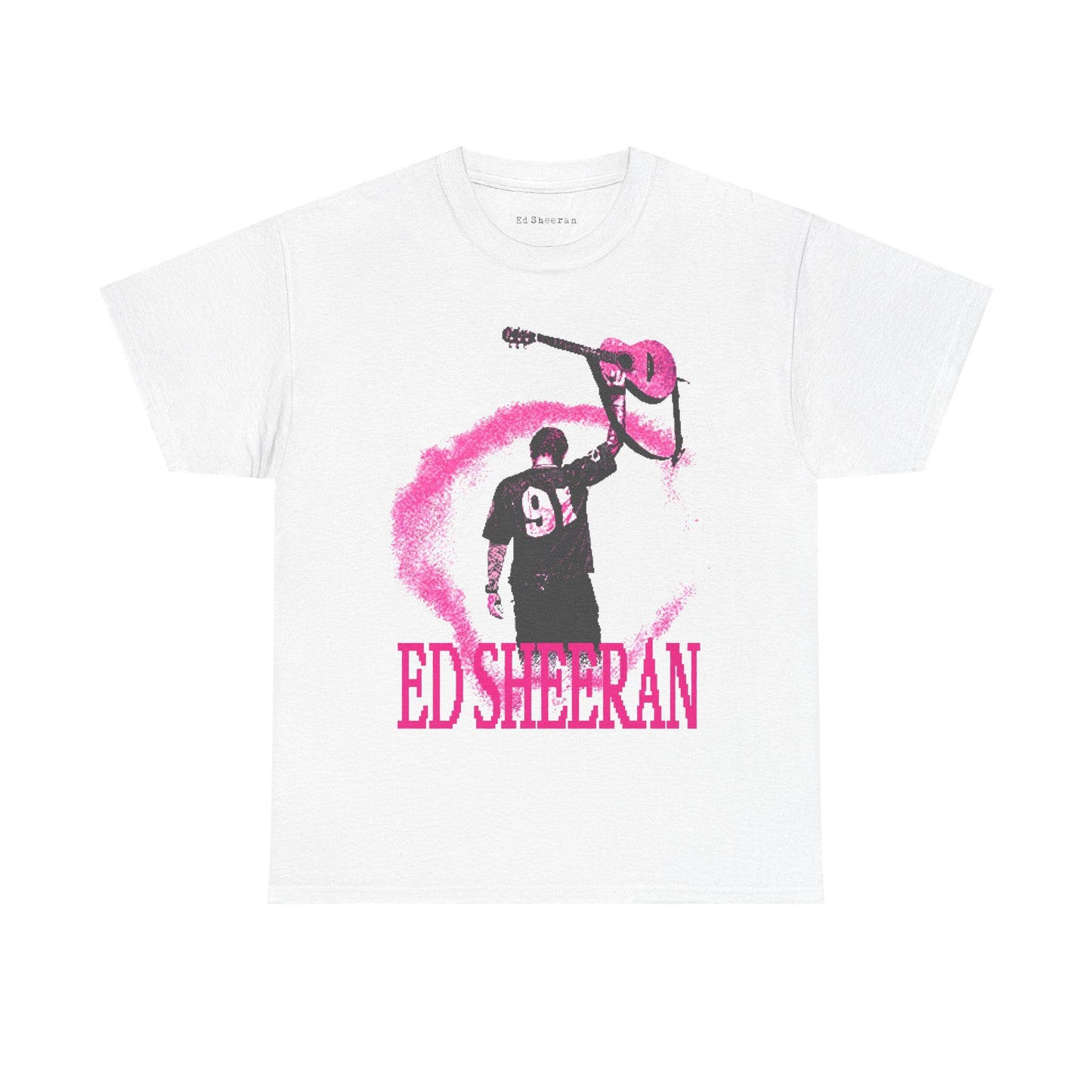Ed Sheeran Merch - Loop Tour White Dated T-Shirt