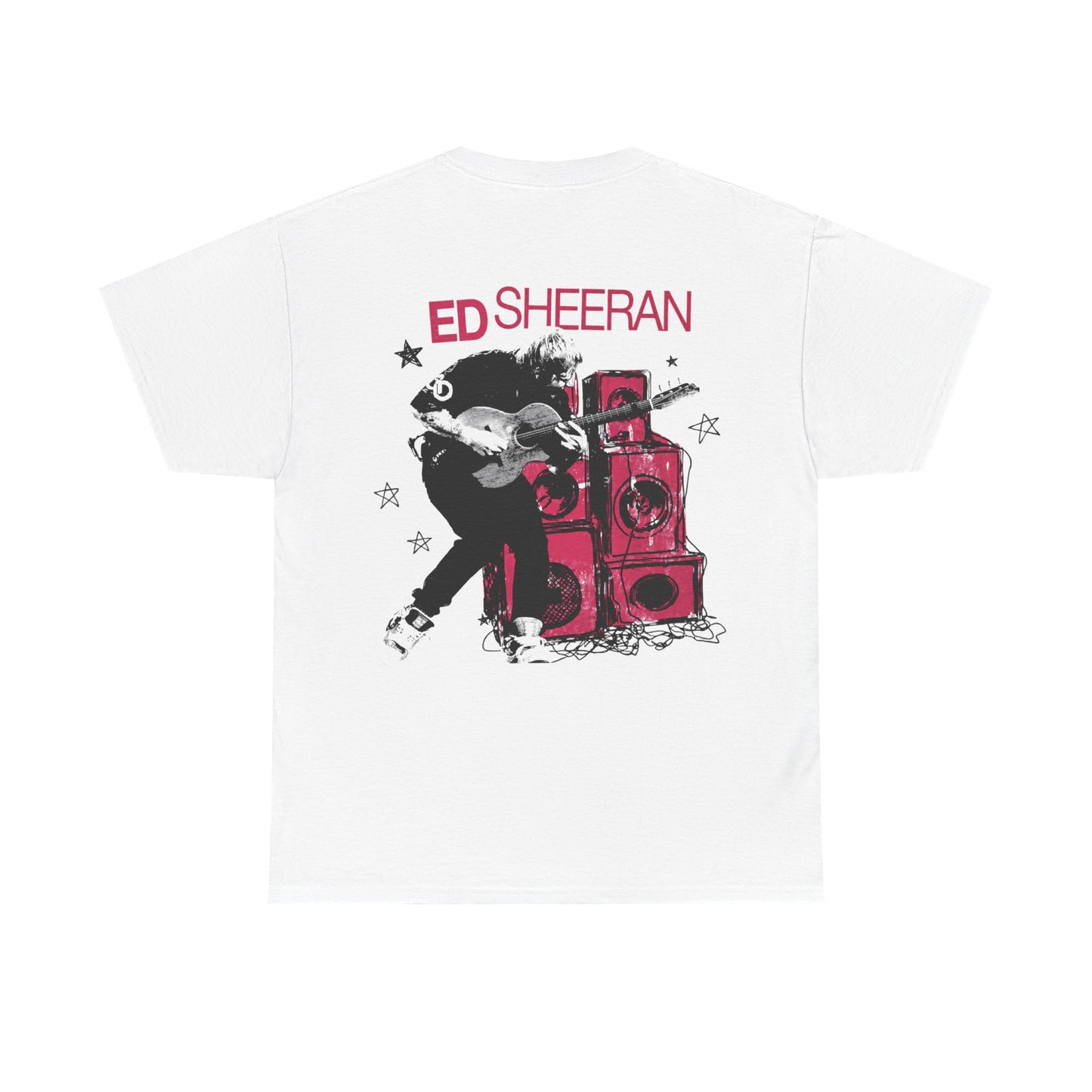 Ed Sheeran Merch - Loop Tour White T-Shirt