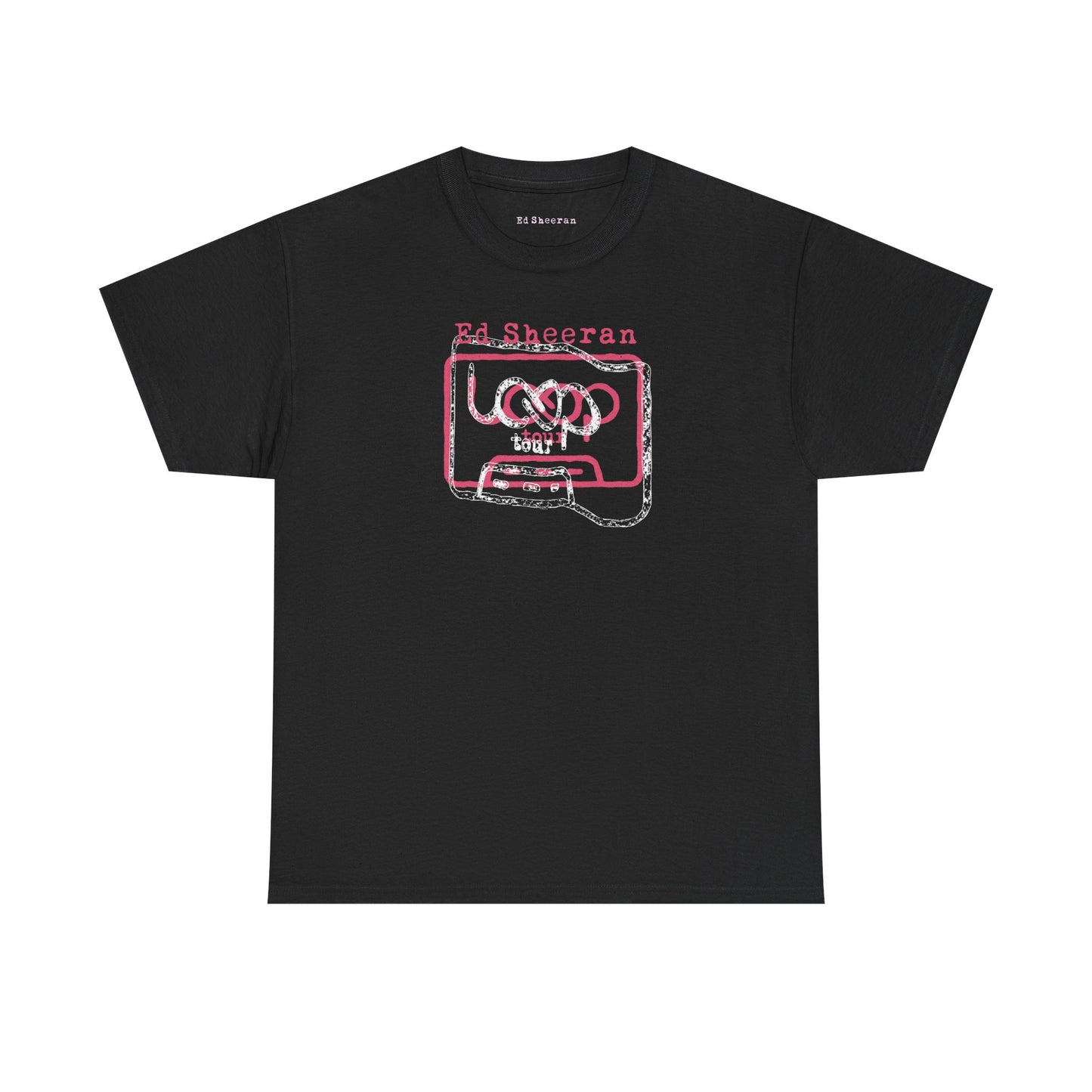 Ed Sheeran Merch - Loop Tour Black Dated T-Shirt