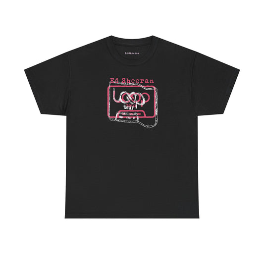 Ed Sheeran Merch - Loop Tour Black Dated T-Shirt