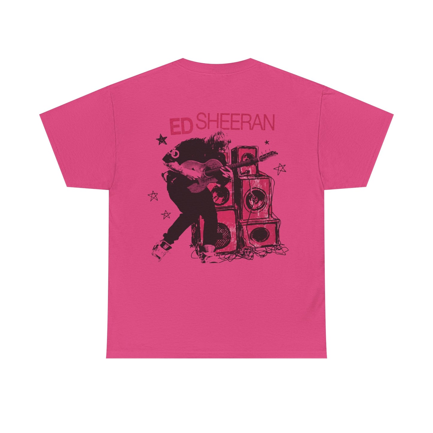 Ed Sheeran Merch - Loop Tour Pink T-Shirt