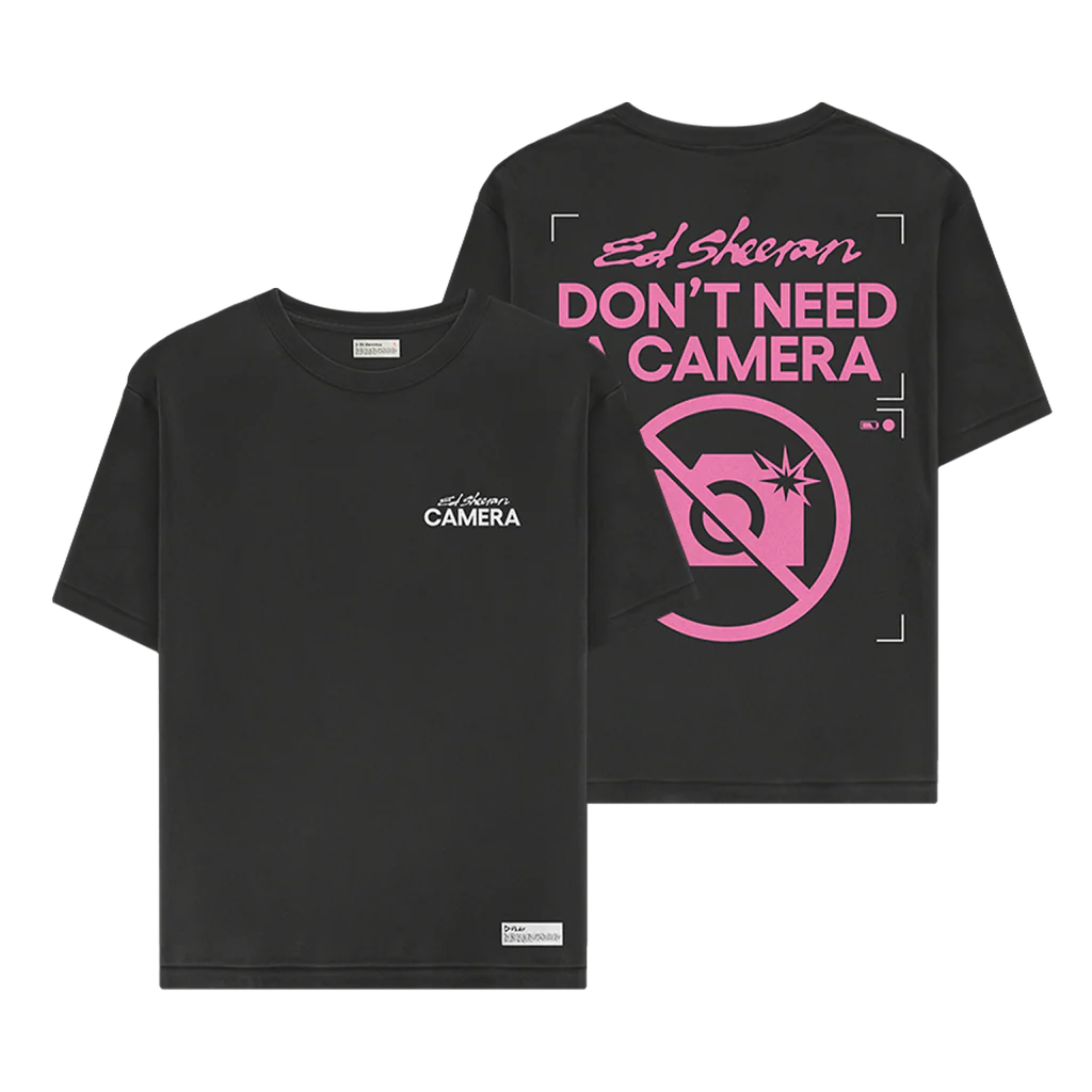 Ed Sheeran Merch - Camera T-Shirt