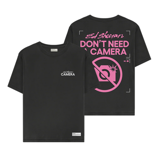 Ed Sheeran Merch - Camera T-Shirt