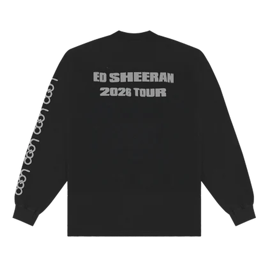 Ed Sheeran Merch - Loop Tour Black Longsleeve