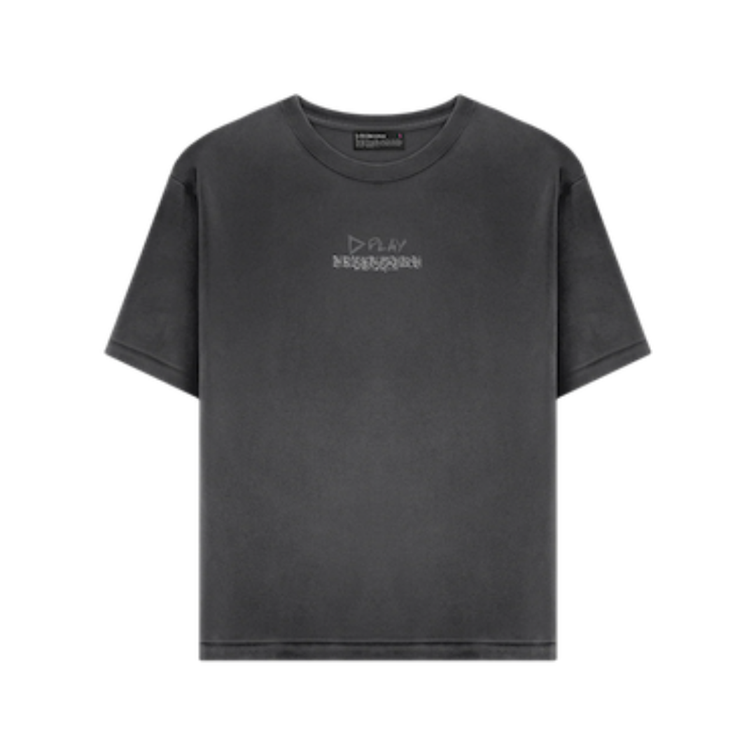 Ed Sheeran Merch - Play Charcoal T-Shirt