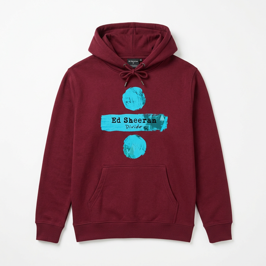 Ed Sheeran Divide Maroon Hoodie