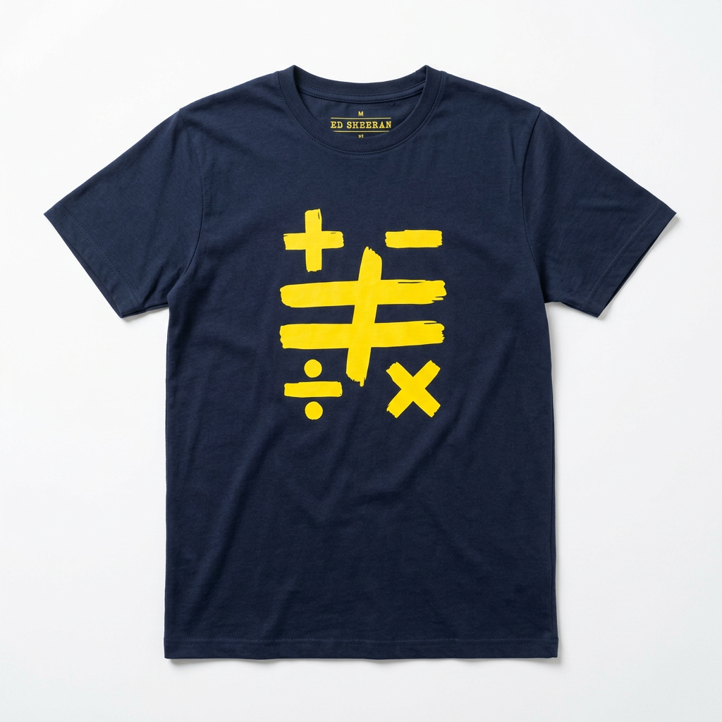 Ed Sheeran Equals (=) Navy T-Shirt