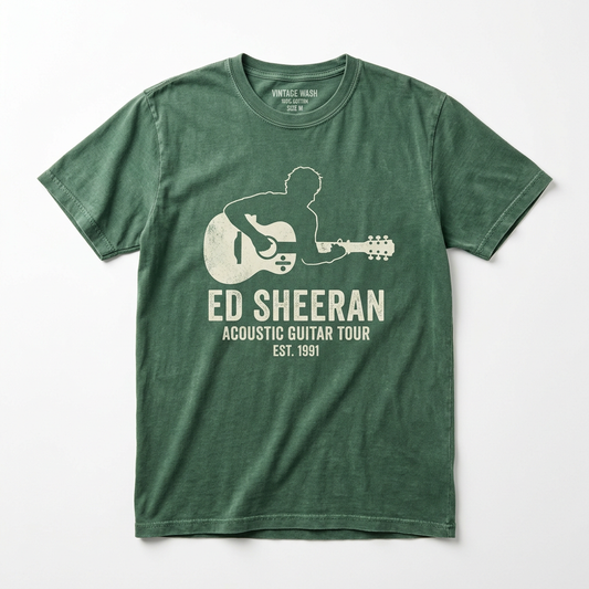 Ed Sheeran Guitar Vintage Wash T-Shirt