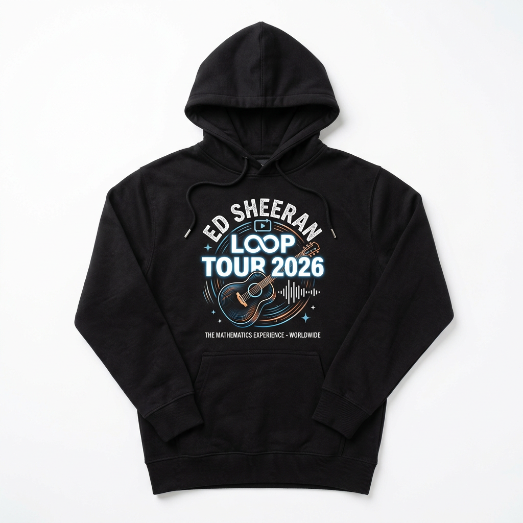 Ed Sheeran Loop Tour Black Hoodie