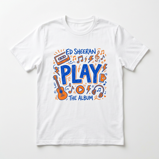 Ed Sheeran Play White T-Shirt